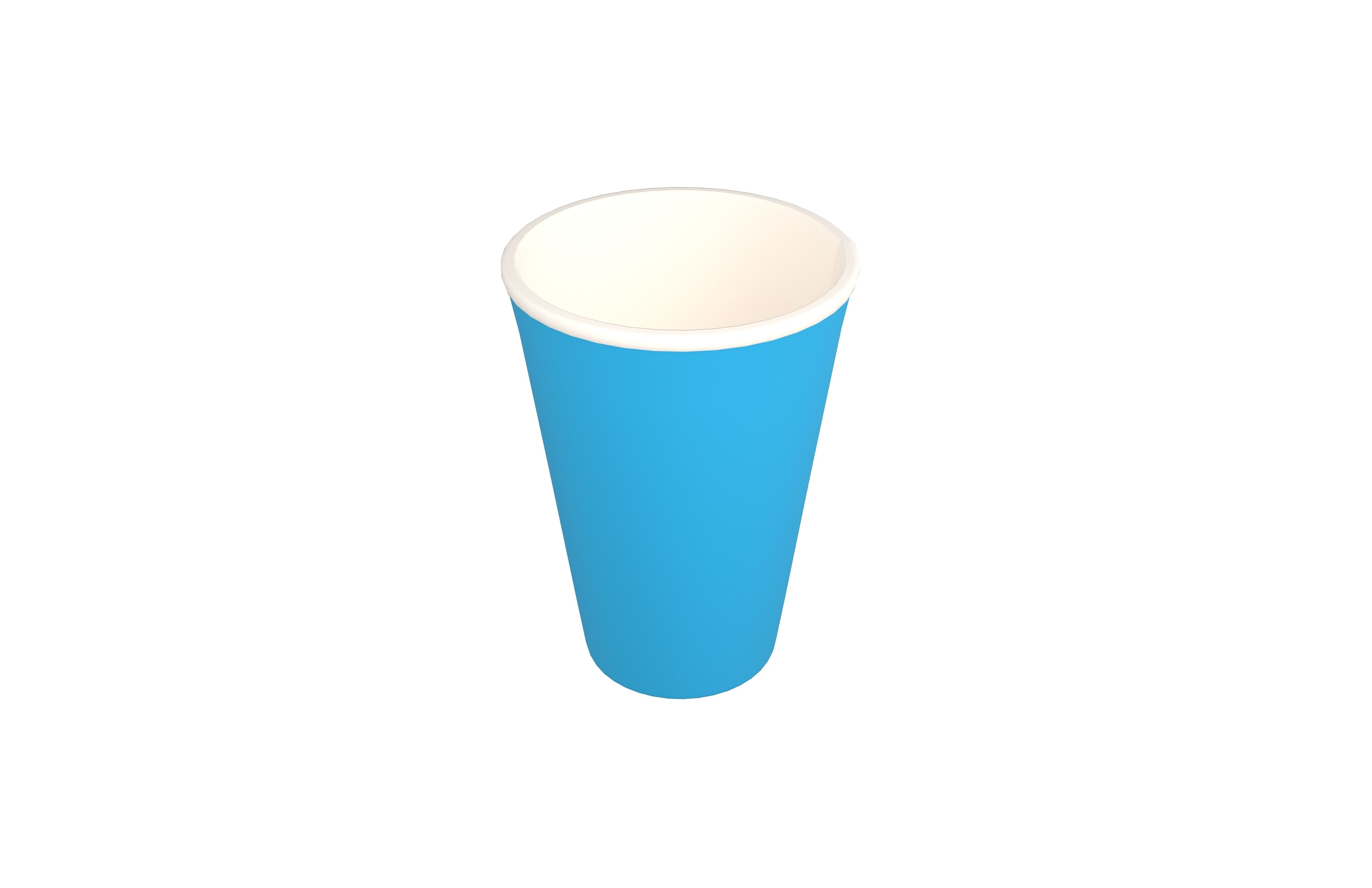 Paper Cup v1 013 Low-poly 3D model_1