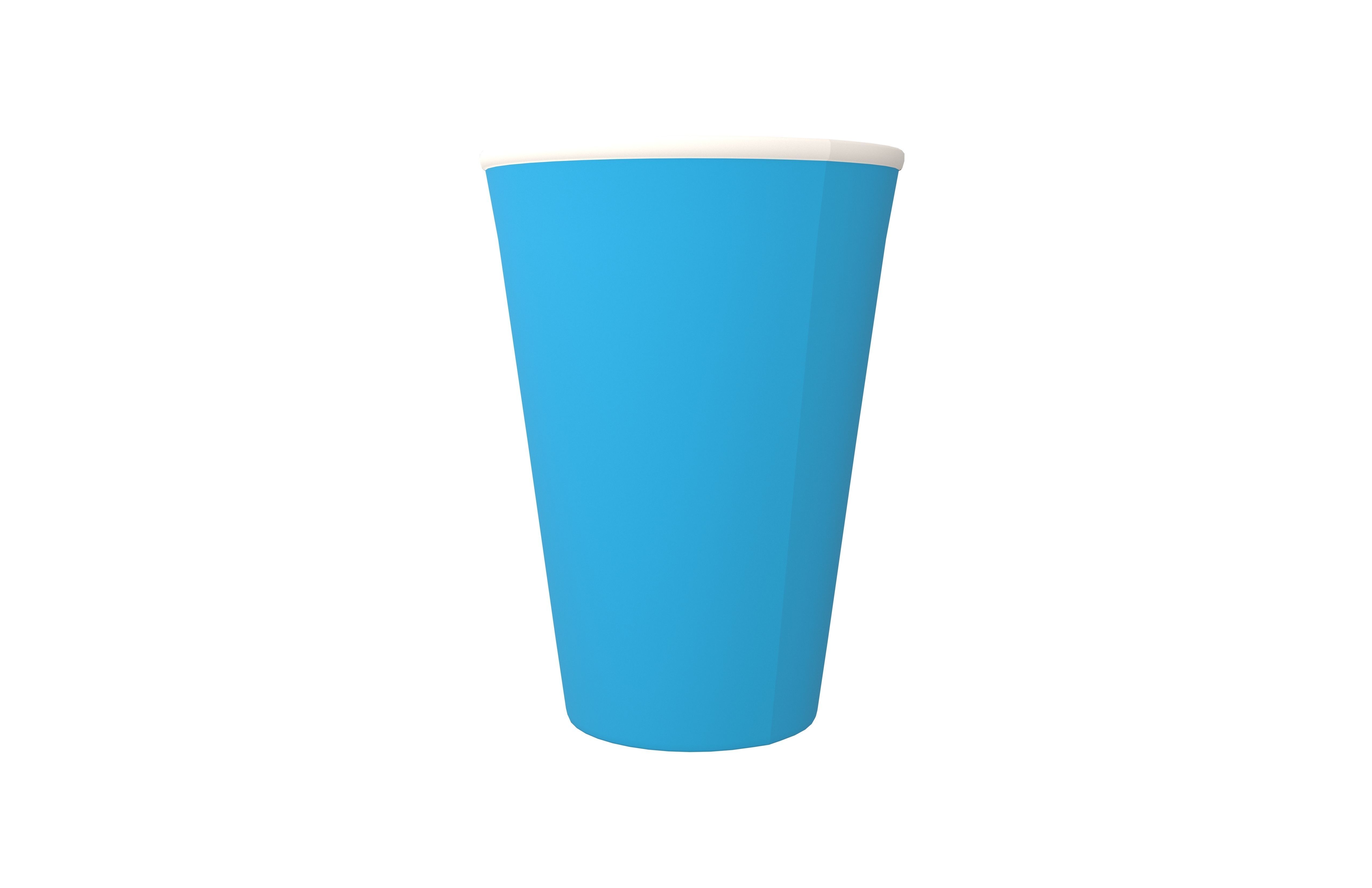 Paper Cup v1 013 Low-poly 3D model_2