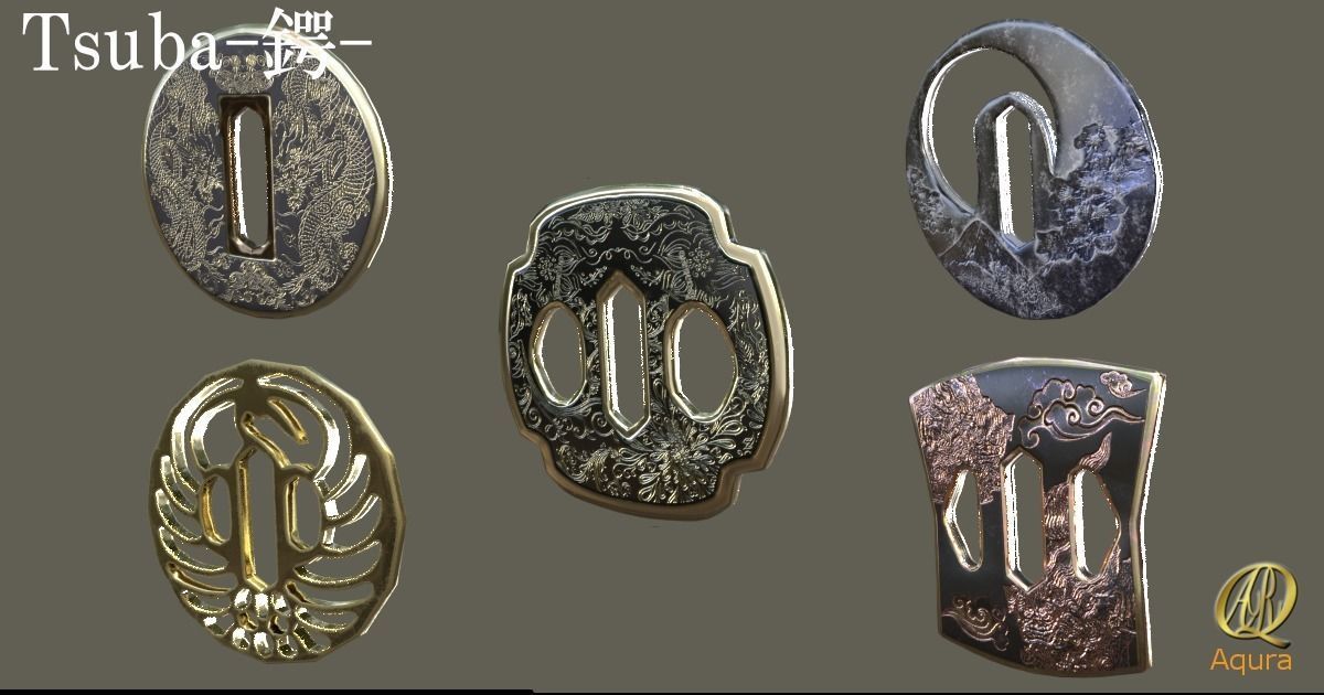 YamatoSword Low-poly 3D model_5