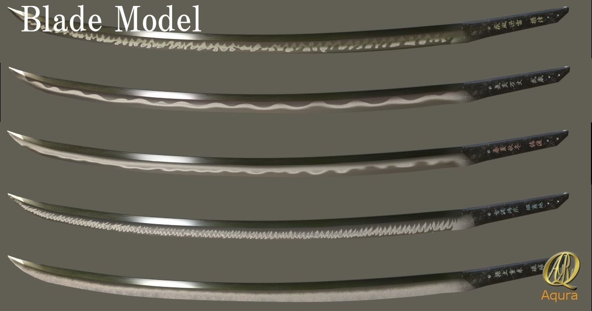 YamatoSword Low-poly 3D model_3