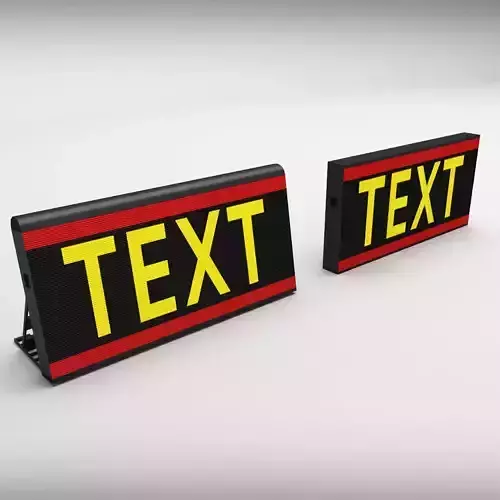 Stadium advertising board LED electronic low poly