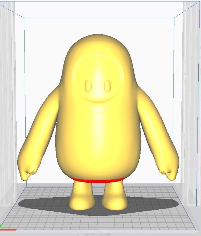 Fallguy figure in box 3D print model_1