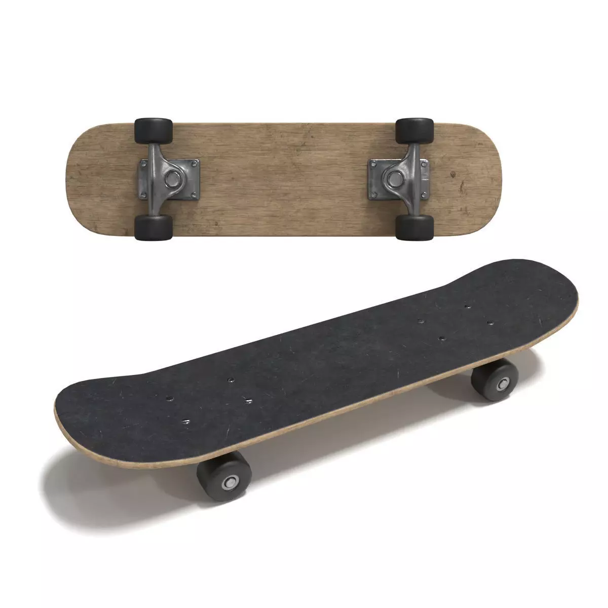 Skateboard 3D model_0