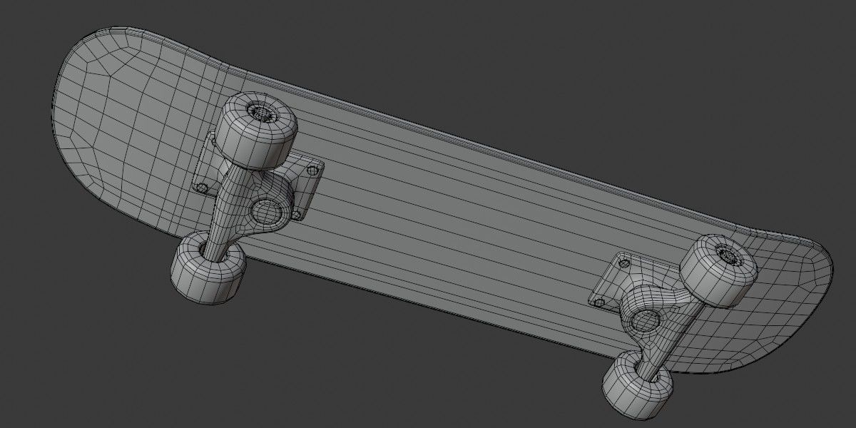 Skateboard 3D model_8