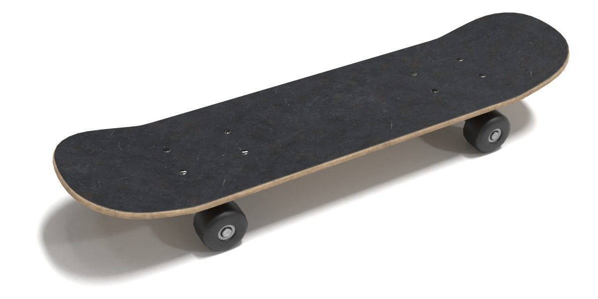 Skateboard 3D model_3