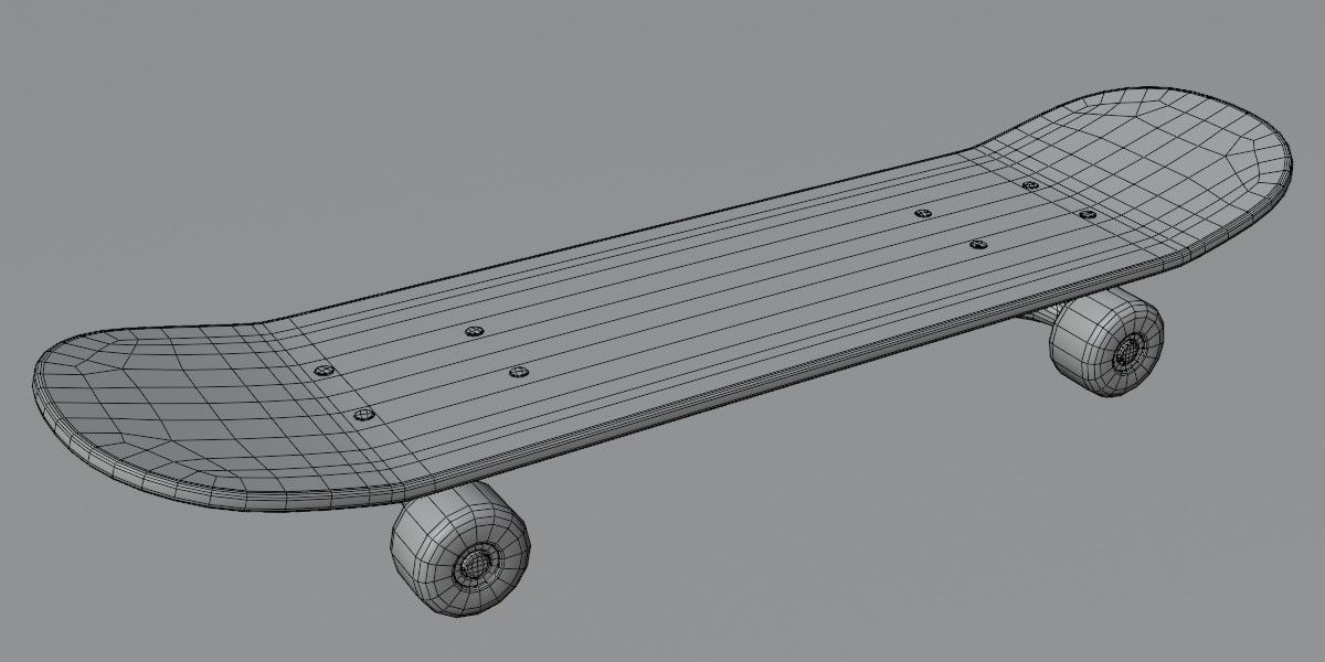 Skateboard 3D model_7