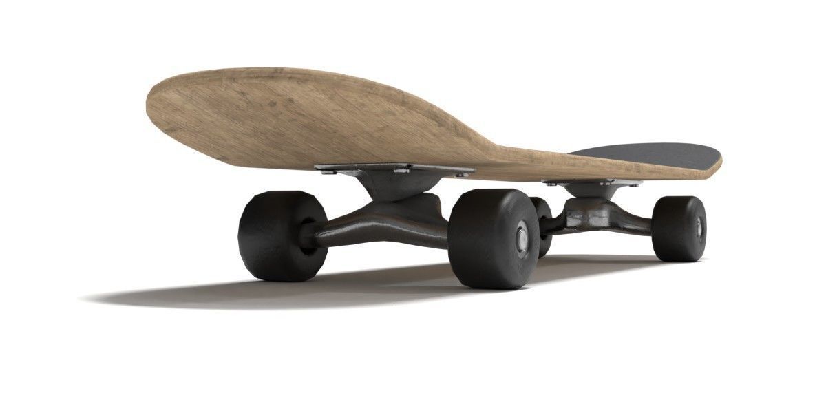 Skateboard 3D model_4