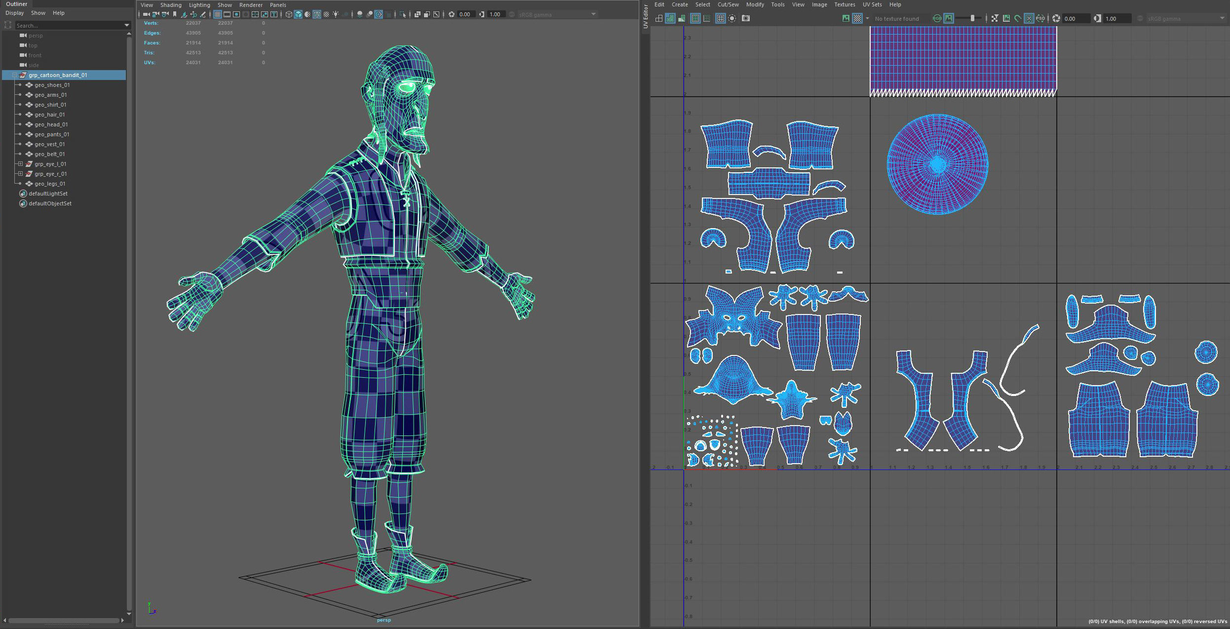 Cartoon Fraud Man 3D model_10