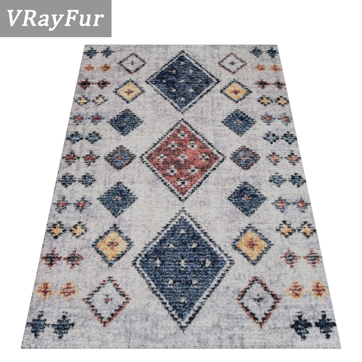 Rug Set 1369 3D model_2