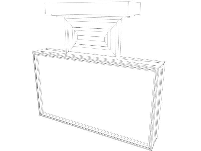 Building Emergency Exit Signs Low-poly 3D model_7