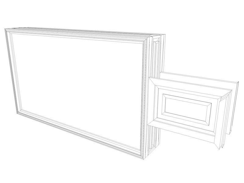 Building Emergency Exit Signs Low-poly 3D model_6