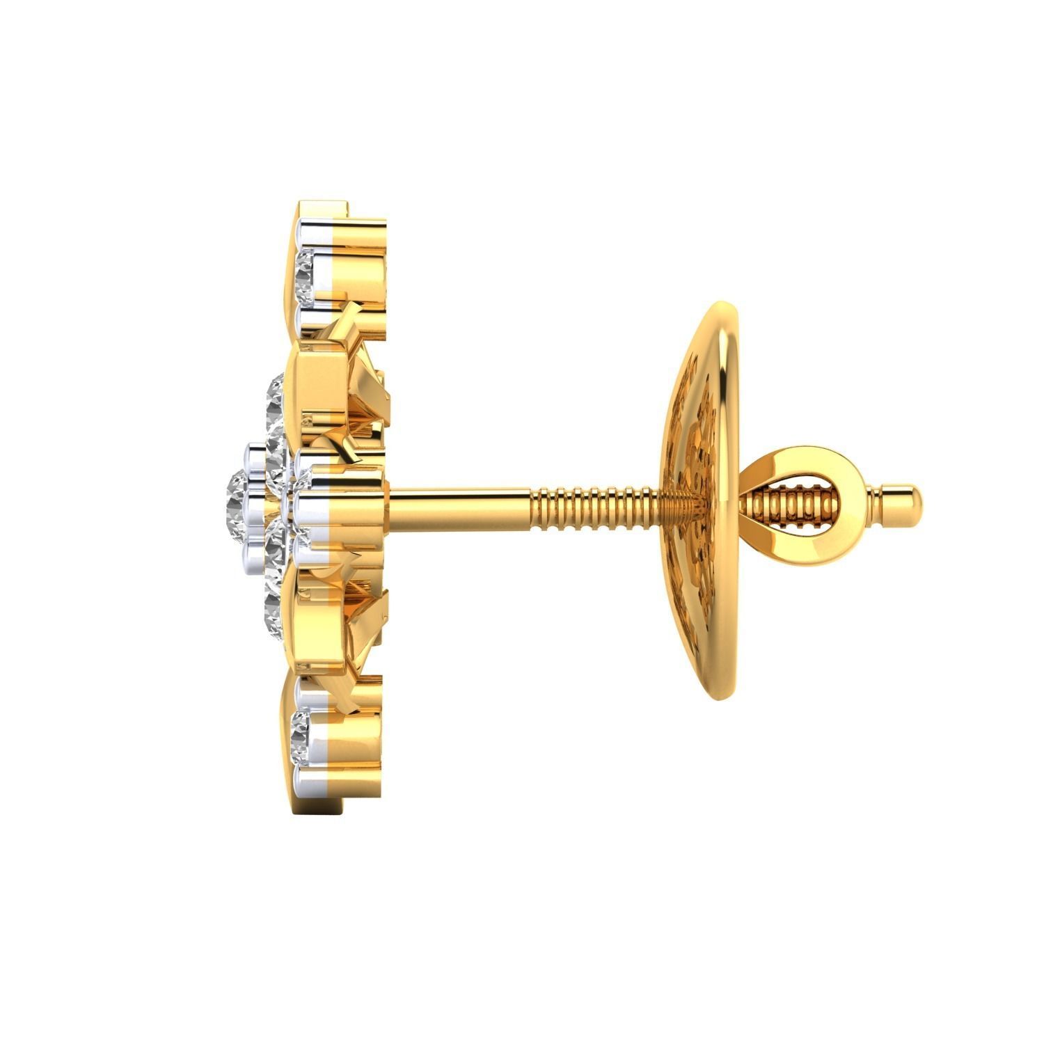 Women earrings 3dm render detail 3D print model 3D print model_13