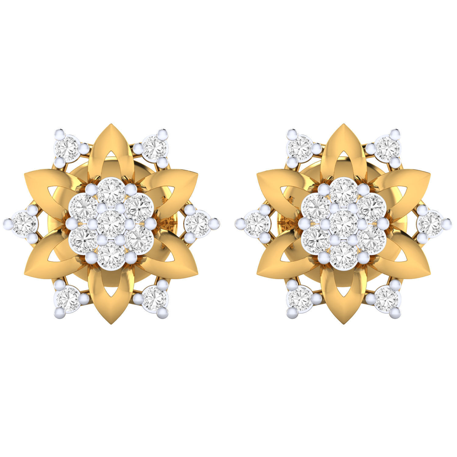 Women earrings 3dm render detail 3D print model 3D print model_1