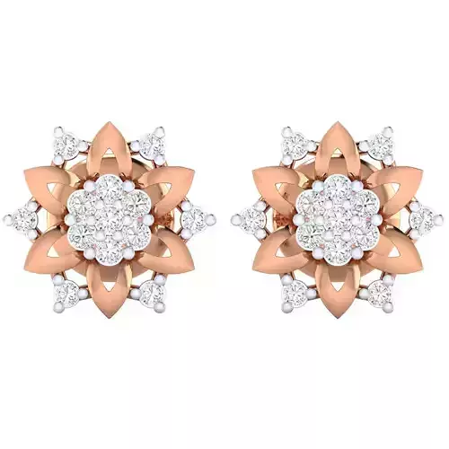 Women earrings 3dm render detail 3D print model