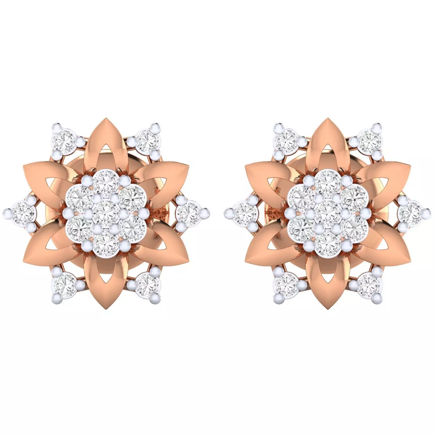 Women earrings 3dm render detail 3D print model 3D print model_0