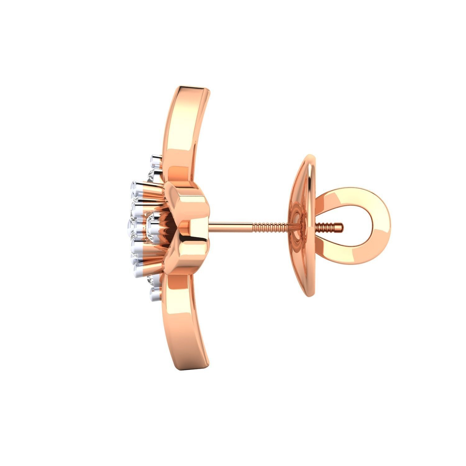 Women earrings 3dm render detail 3D print model 3D print model_3