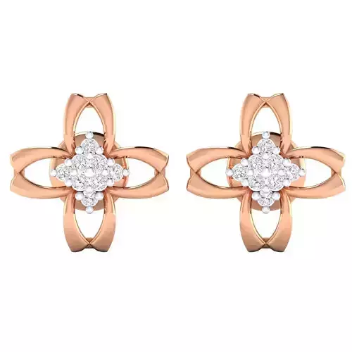 Women earrings 3dm render detail 3D print model