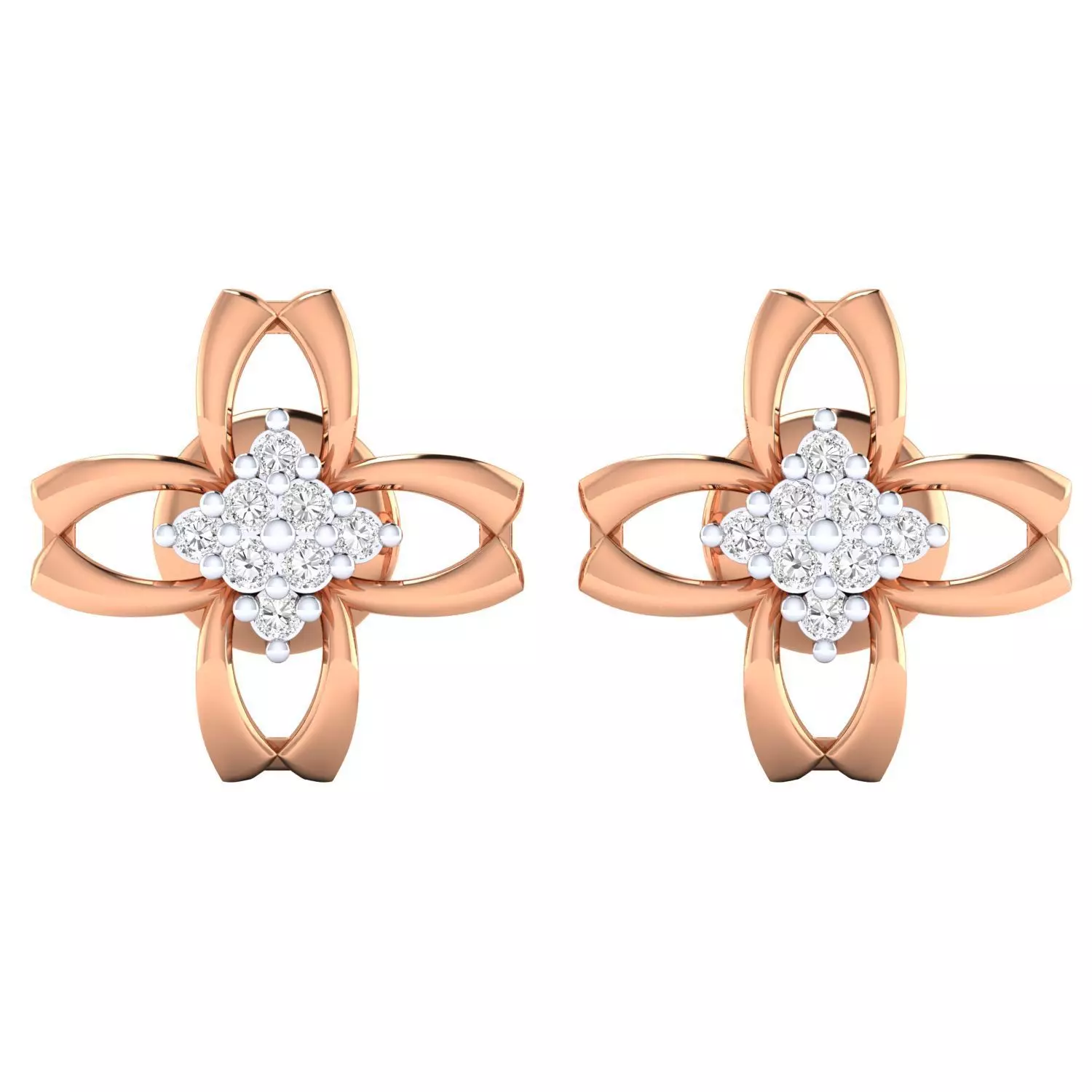 Women earrings 3dm render detail 3D print model 3D print model_0