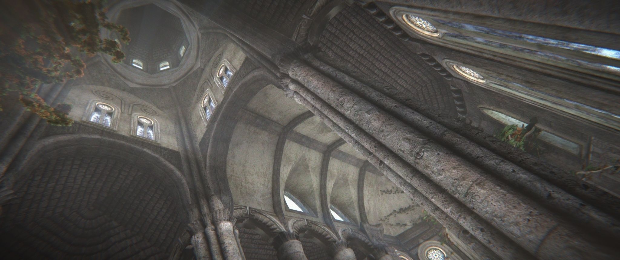 Old Gothic Castle Low-poly 3D model_4