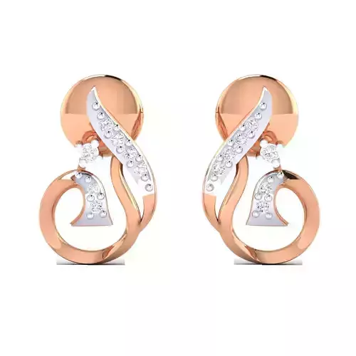 Women earrings 3dm render detail 3D print model