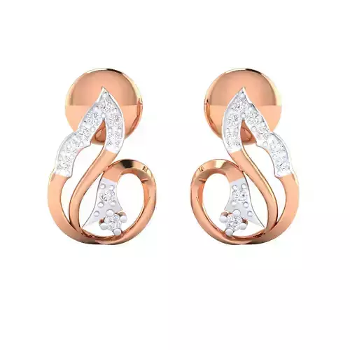 Women earrings 3dm render detail 3D print model