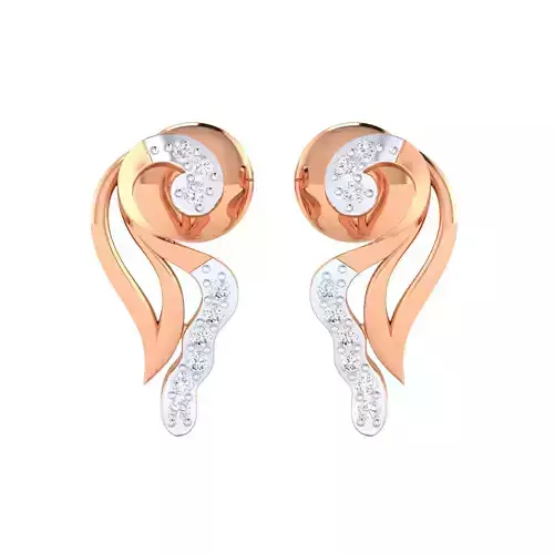 Women earrings 3dm render detail 3D print model