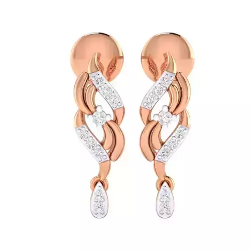 Women earrings 3dm render detail 3D print model