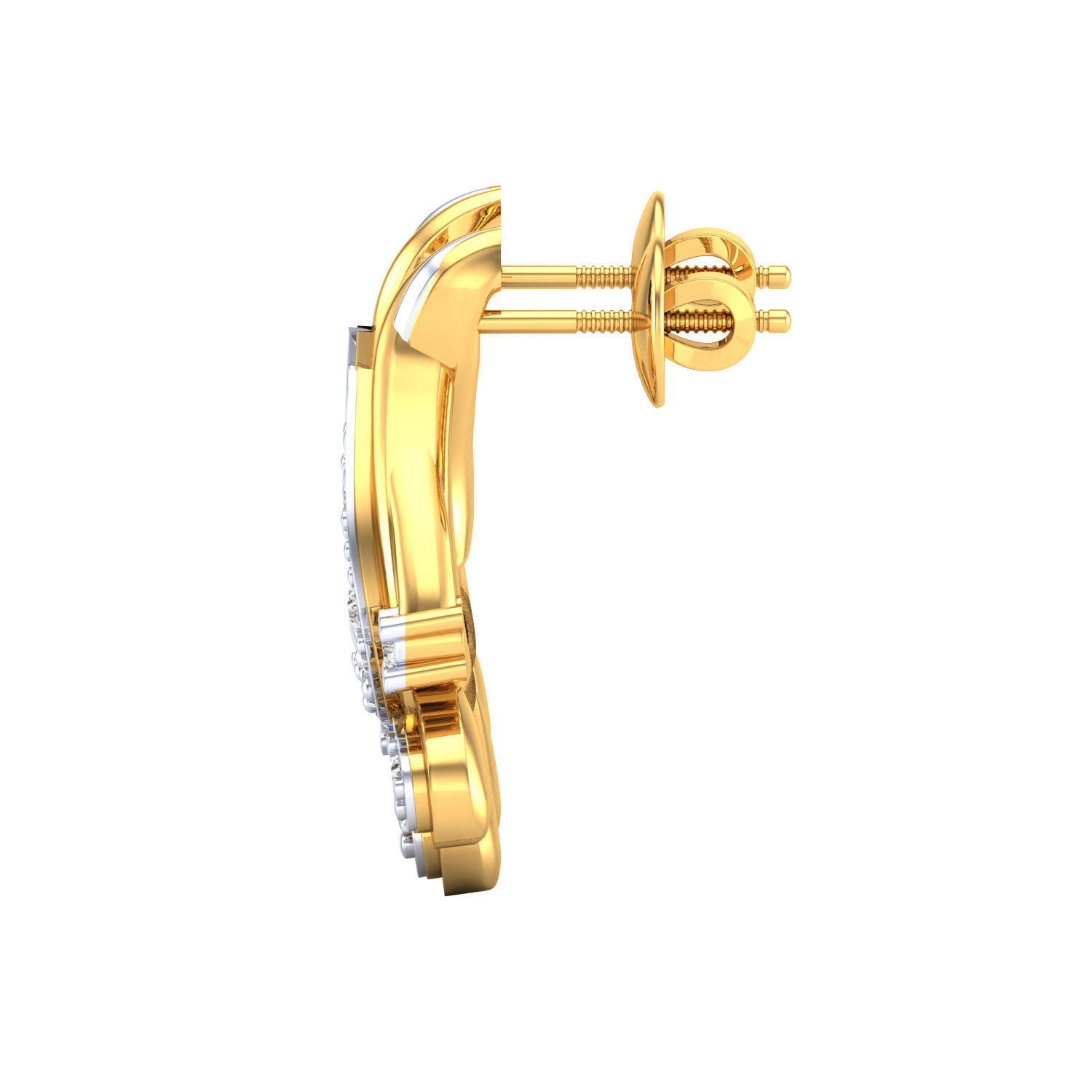 Women earrings 3dm render detail 3D print model 3D print model_12