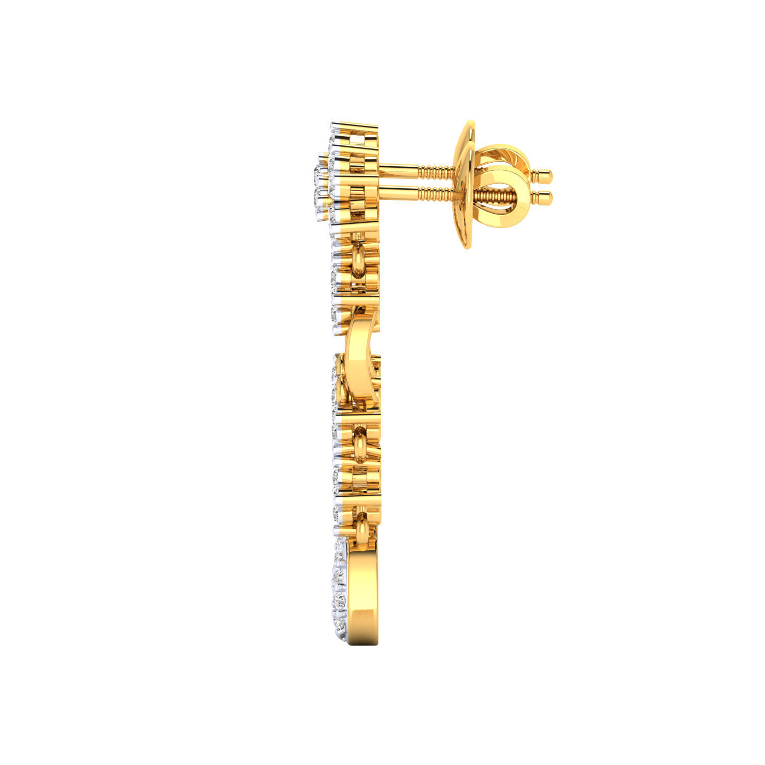 Women earrings 3dm render detail 3D print model 3D print model_15