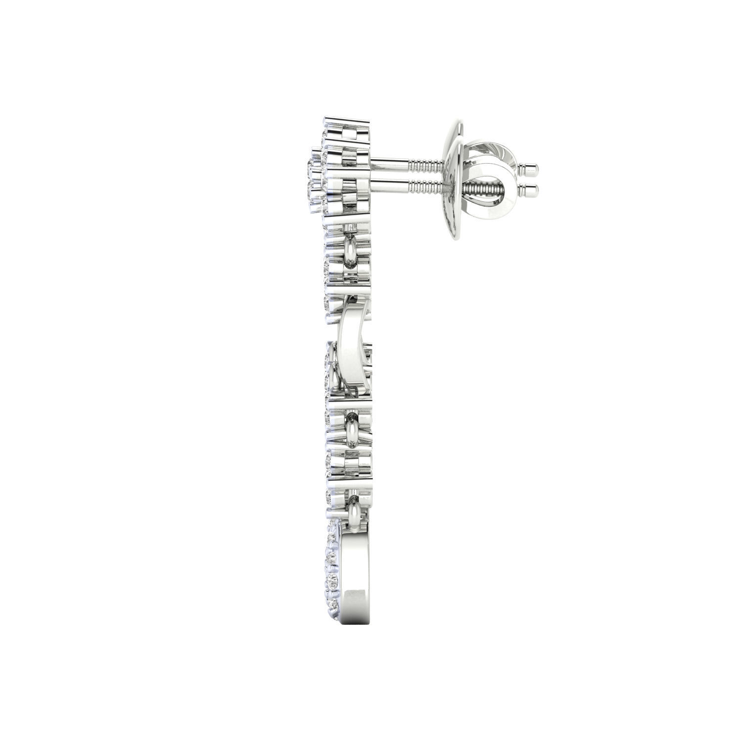 Women earrings 3dm render detail 3D print model 3D print model_8