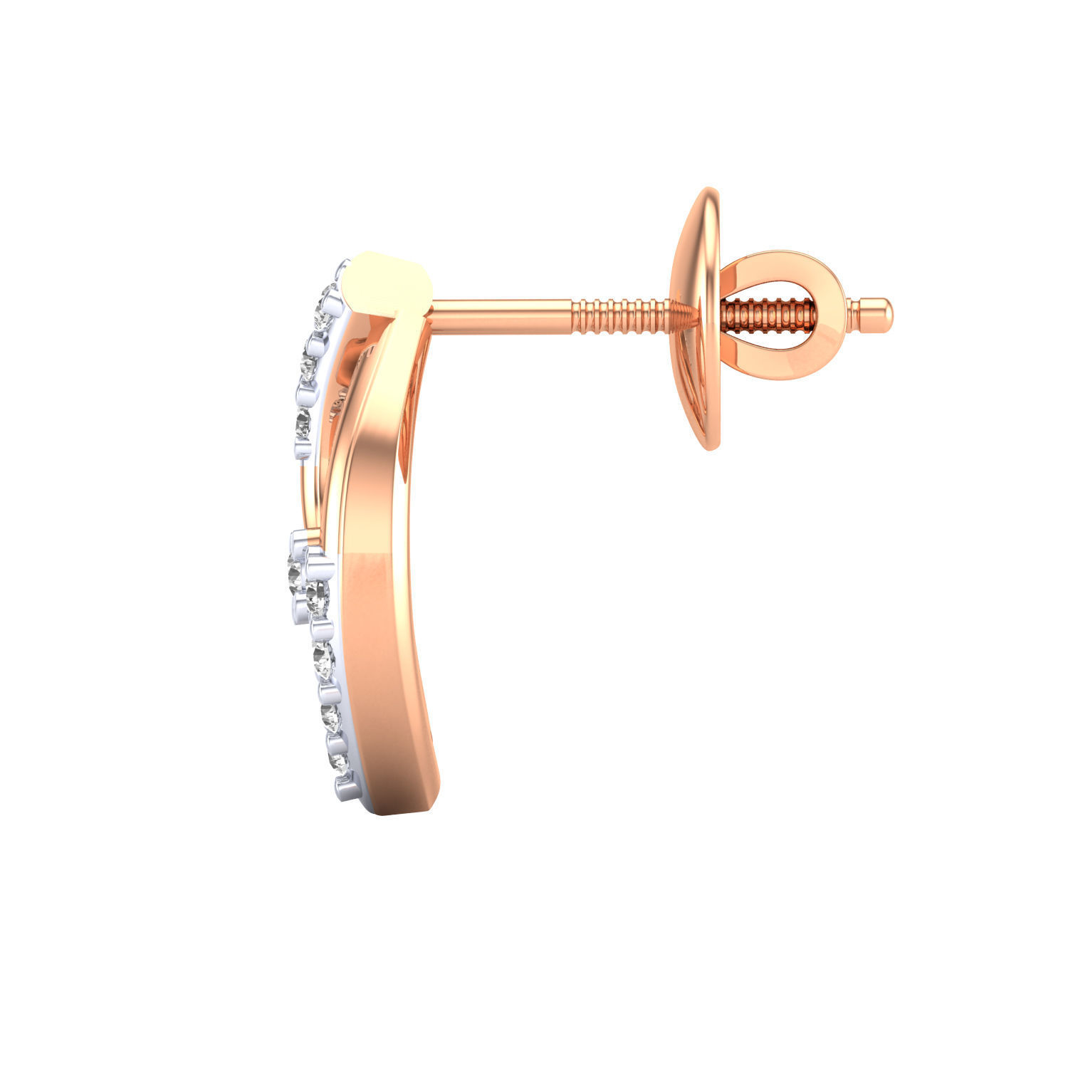 Women earrings 3dm render detail 3D print model 3D print model_2