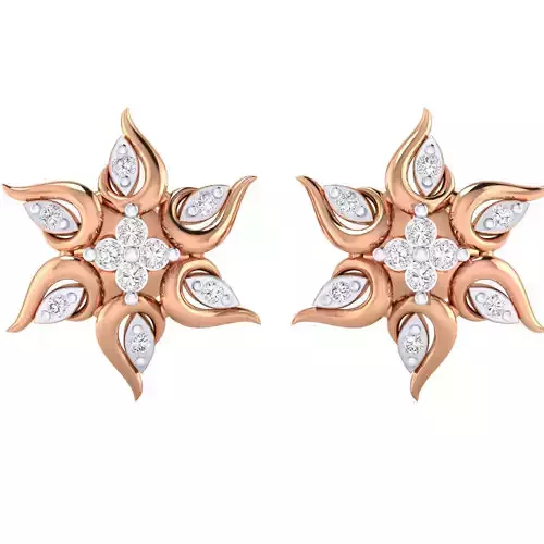 Women earrings 3dm render detail 3D print model