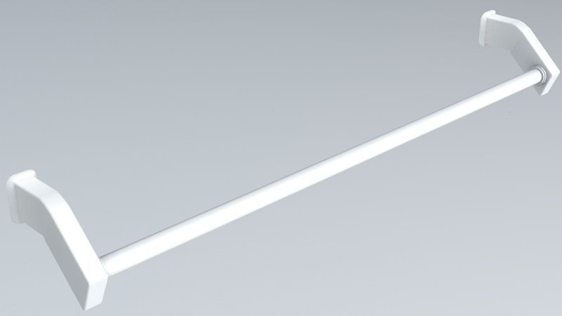 Door Pull Push Handle Free low-poly 3D model_3