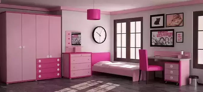ANGELA GIRL TEEN ROOM FURNITURE
