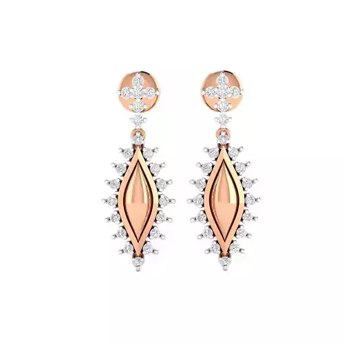Women earrings 3dm render detail 3D print model 3D print model