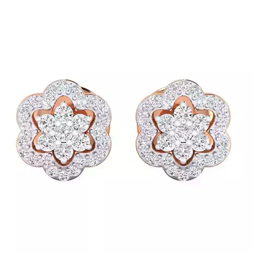 Women earrings 3dm render detail 3D print model