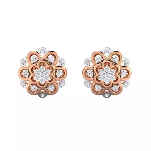 Women earrings 3dm render detail 3D print model