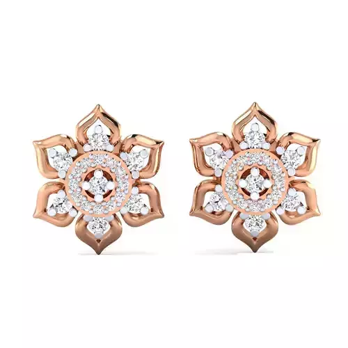 Women earrings 3dm render detail 3D print model