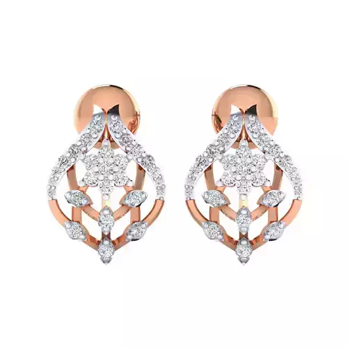 Women earrings 3dm render detail 3D print model