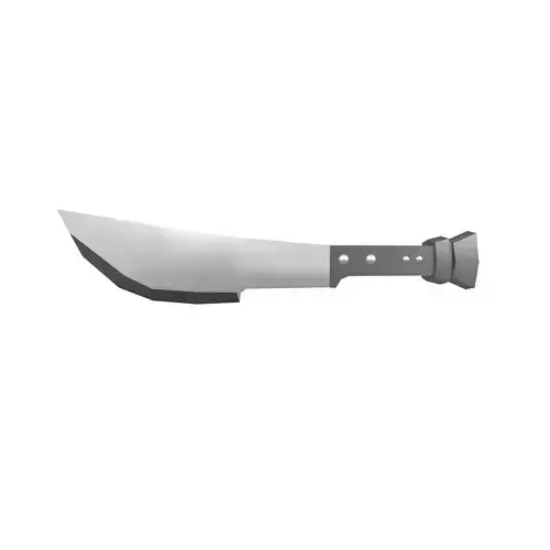 Low Poly Knife 022