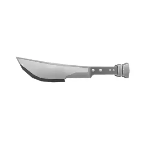 Low Poly Knife 023