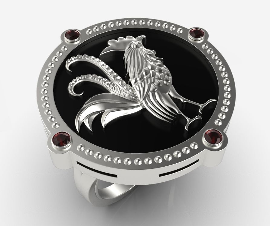 Chinese Zodiac Rooster 3D print model_25