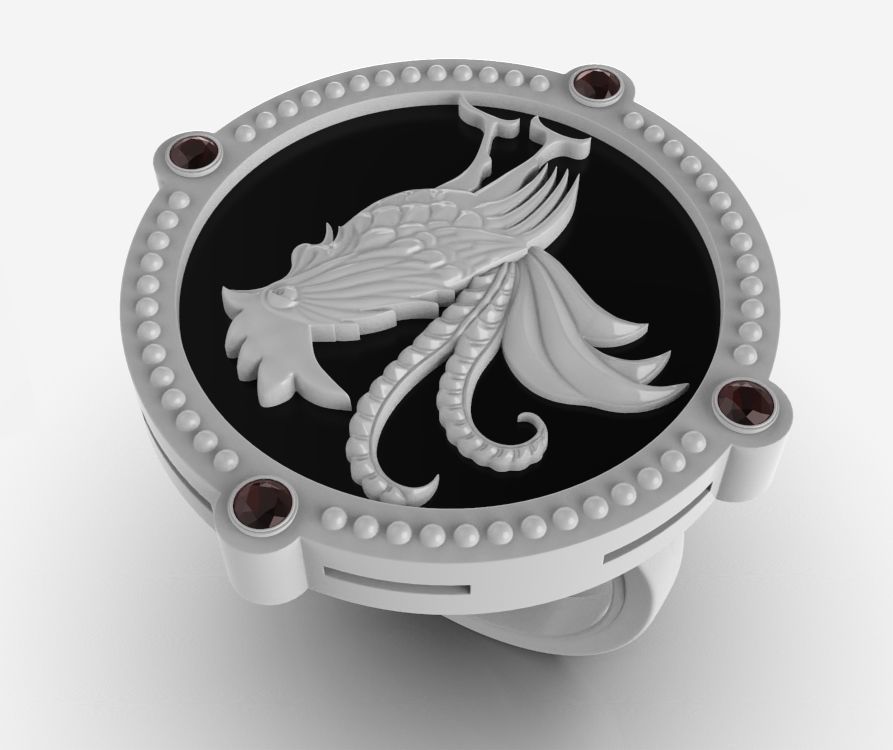 Chinese Zodiac Rooster 3D print model_30