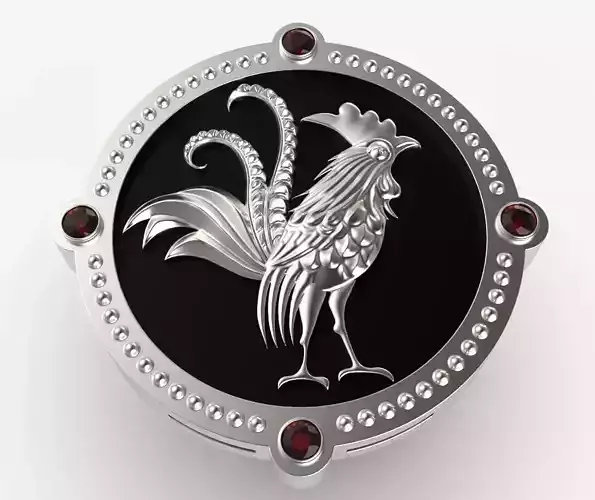 Chinese Zodiac Rooster 3D print model