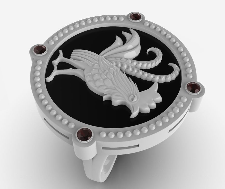 Chinese Zodiac Rooster 3D print model_6