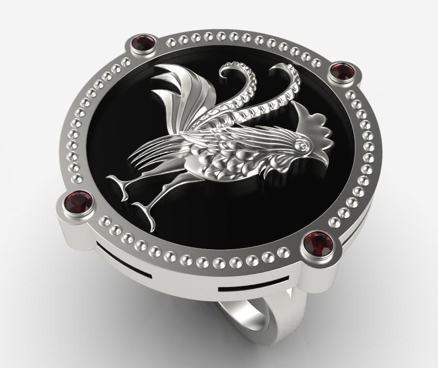 Chinese Zodiac Rooster 3D print model_27