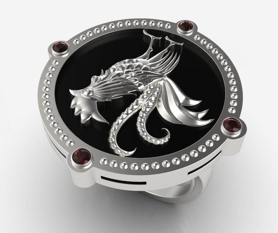 Chinese Zodiac Rooster 3D print model_12