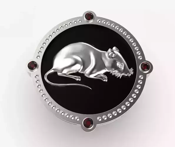Chinese Zodiac Rat 3D print model