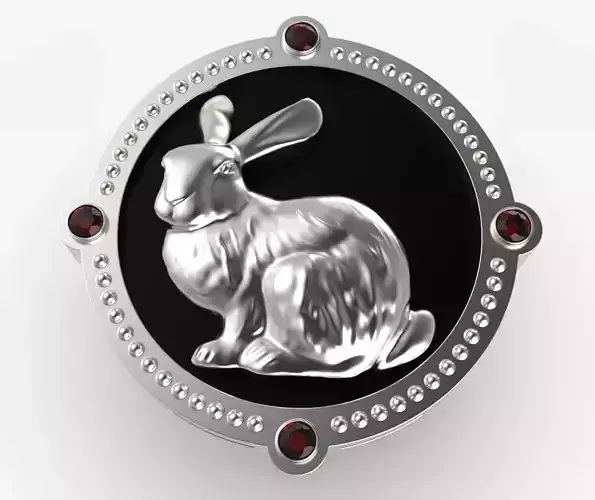 Chinese Zodiac Rabbit 3D print model