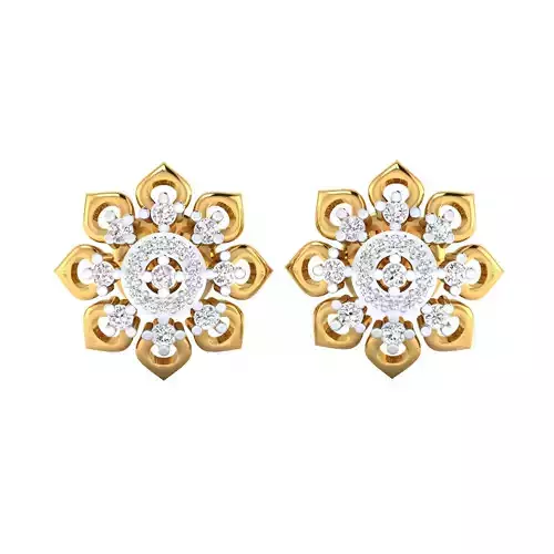 Women earrings 3dm render detail 3D print model